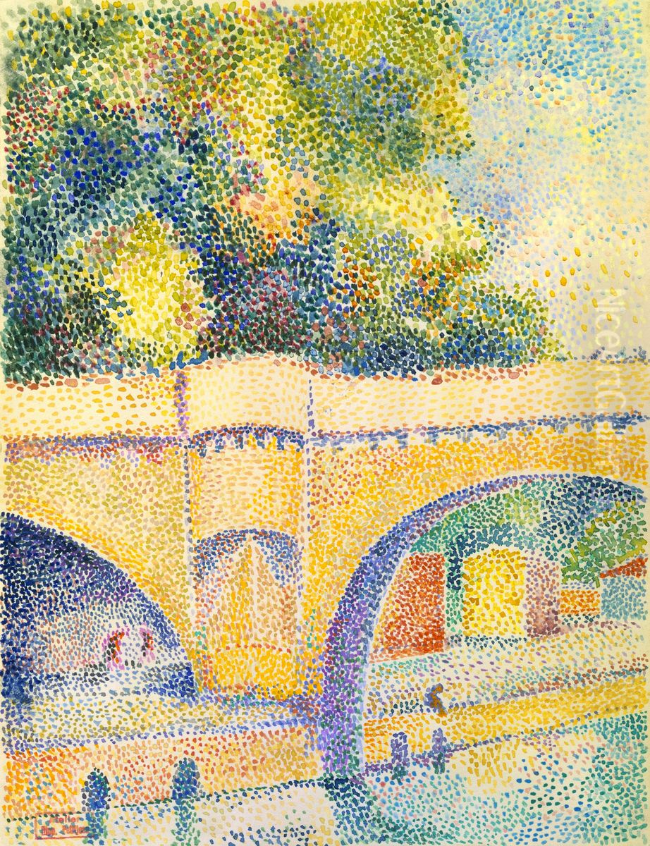 Le Pont Neuf Oil Painting by Hippolyte Petitjean