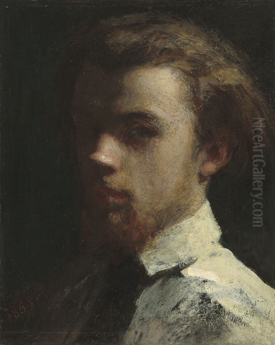 Self-Portrait Oil Painting by Henri Fantin-Latour