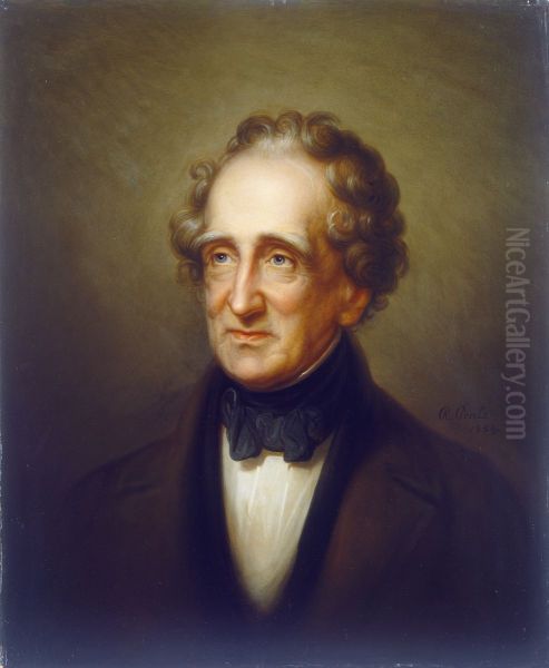 Thomas Sully Oil Painting by Rembrandt Peale