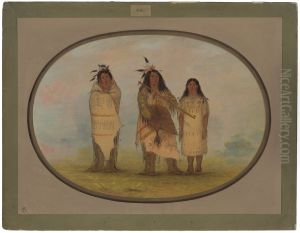 A Cheyenne Chief, His Wife, and a Medicine Man