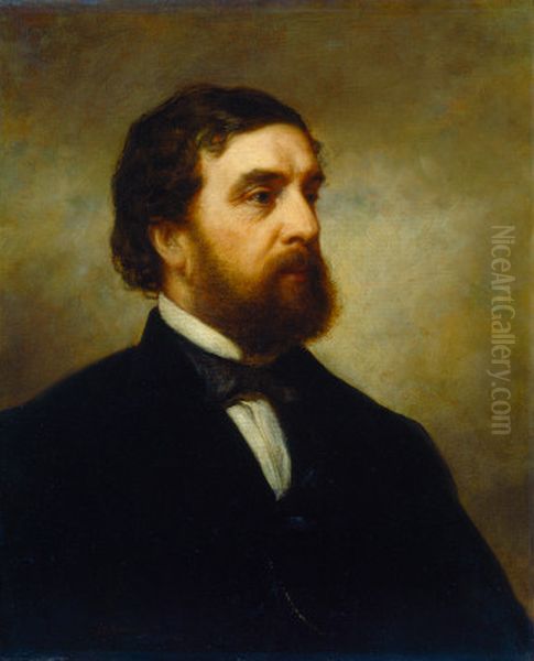 Henry Theodore Tuckerman Oil Painting by Daniel Huntington