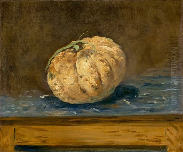 The Melon Oil Painting by Edouard Manet