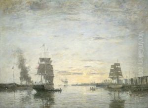 Entrance to the Harbor, Le Havre