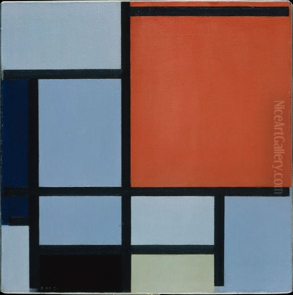 Composition Oil Painting by Piet Mondrian
