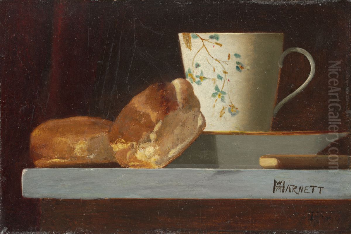 Breakfast Oil Painting by John F. Peto