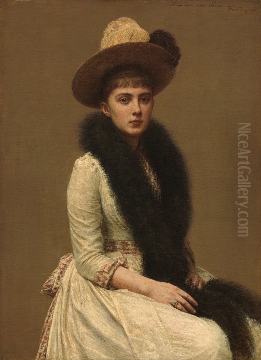 Portrait of Sonia Oil Painting by Henri Fantin-Latour
