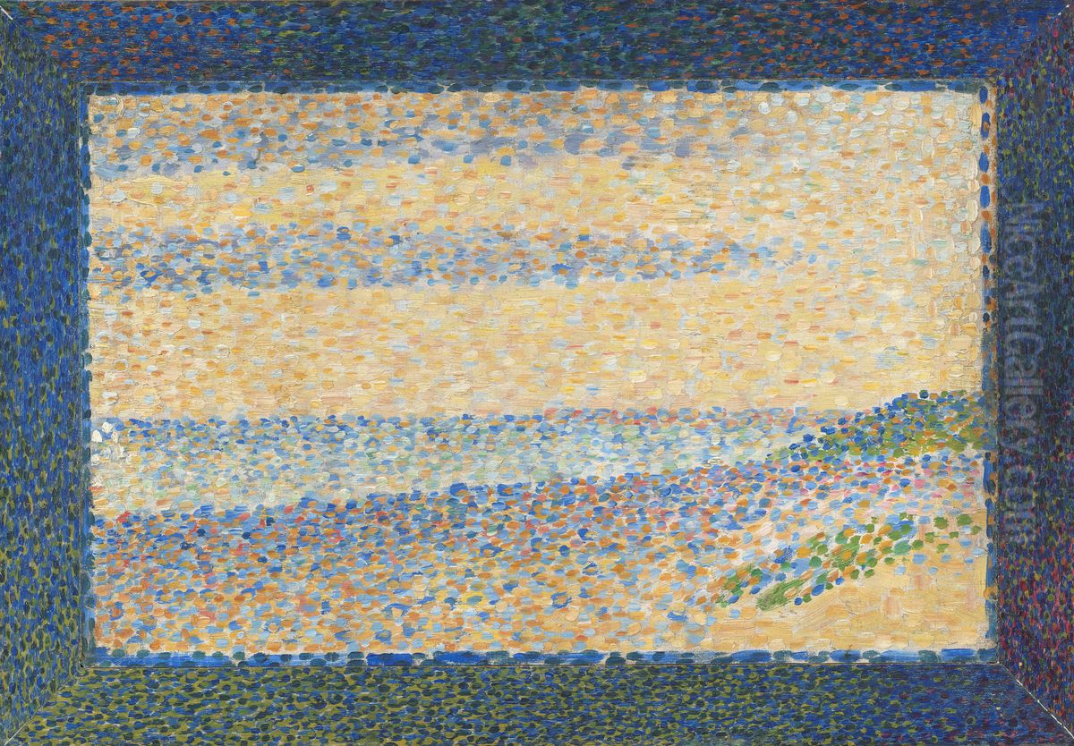 Seascape (Gravelines) Oil Painting by Georges Seurat