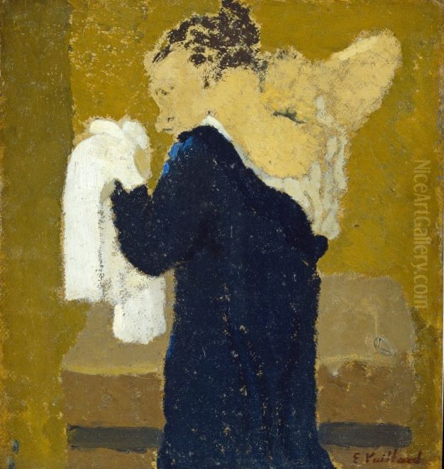 Woman at Her Toilette Oil Painting by Jean-Edouard Vuillard