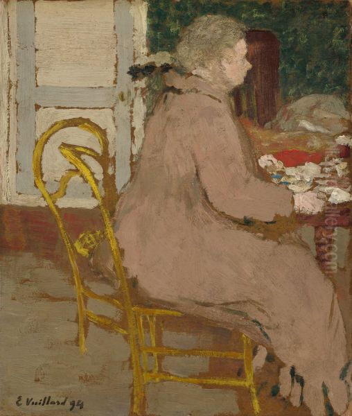Breakfast Oil Painting by Edouard Vuillard