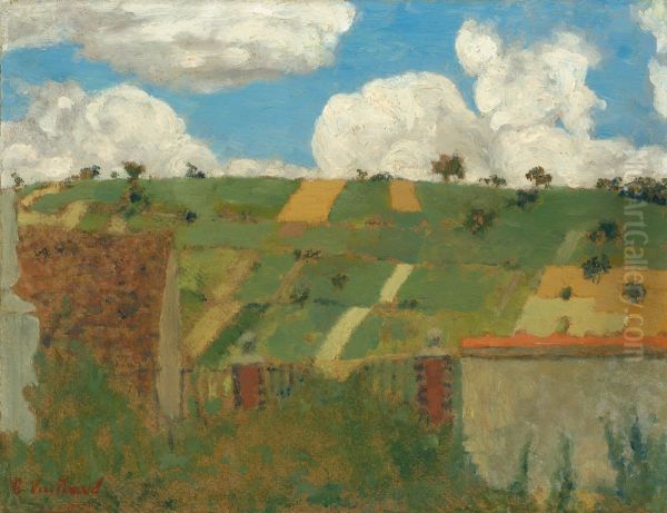 Landscape of the Ile-de-France Oil Painting by Edouard Vuillard