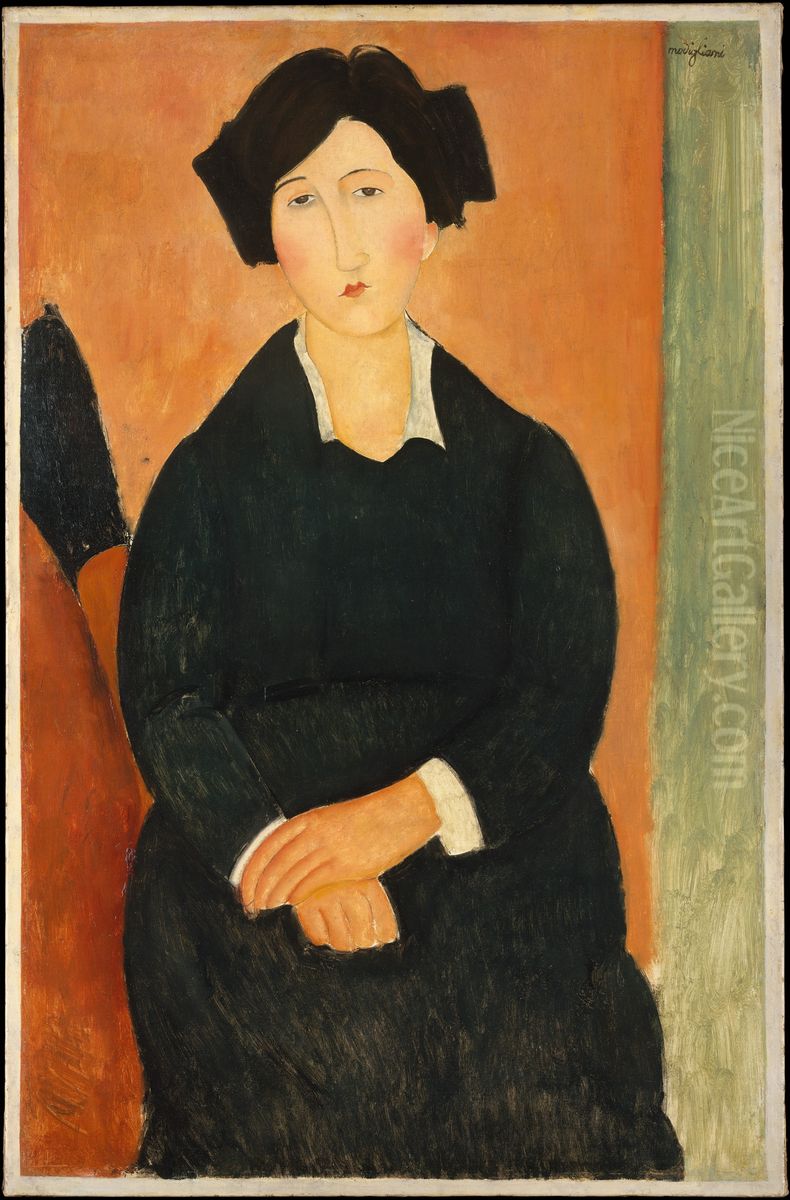 The Italian Woman Oil Painting by Amedeo Modigliani
