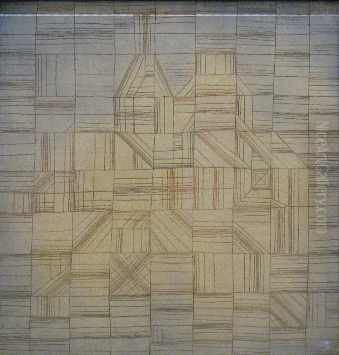 Variations (Progressive Motif) Oil Painting by Paul Klee