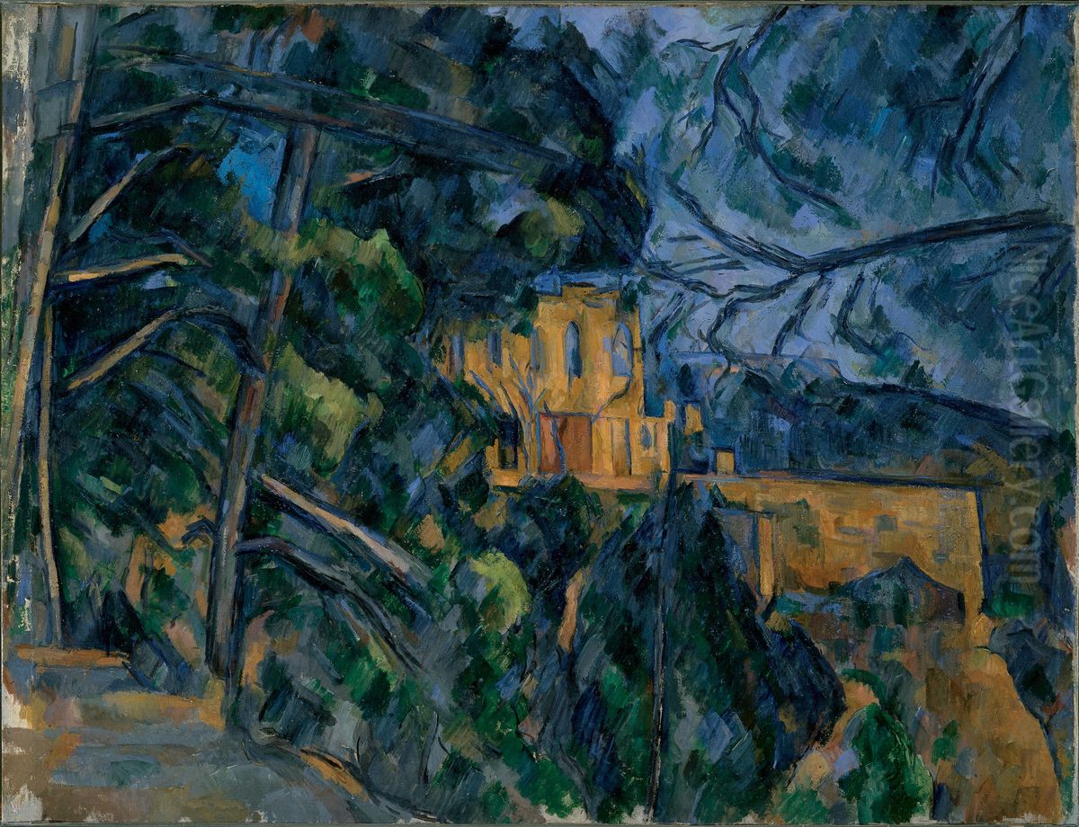 Chateau Noir Oil Painting by Paul Cezanne