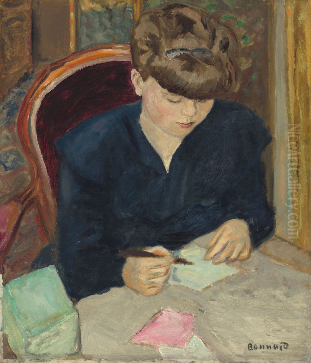The Letter Oil Painting by Pierre Bonnard