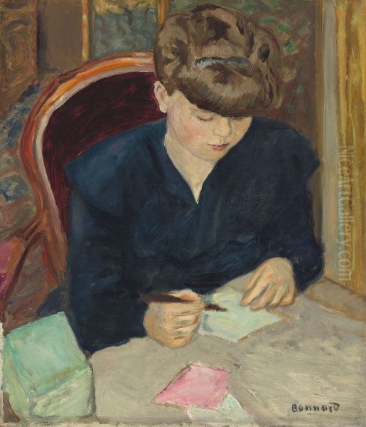 The Letter Oil Painting by Pierre Bonnard