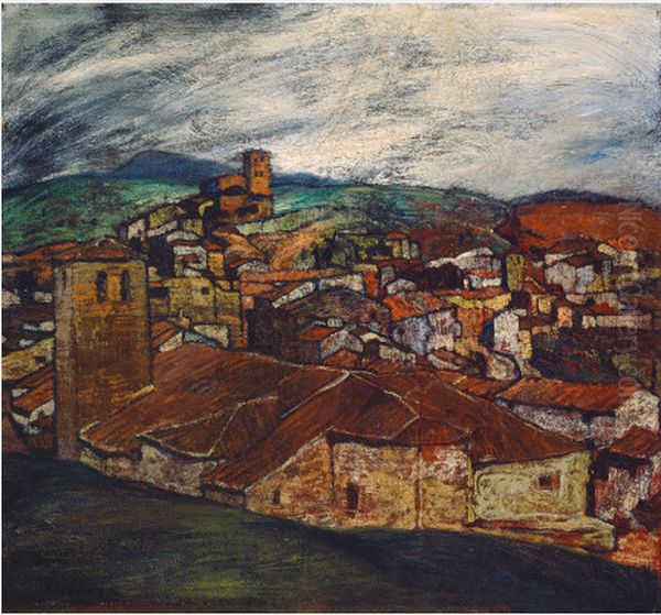 Sepulveda Oil Painting by Ignacio Zuloaga