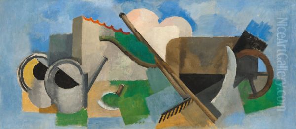 The Garden) Oil Painting by Roger de La Fresnaye