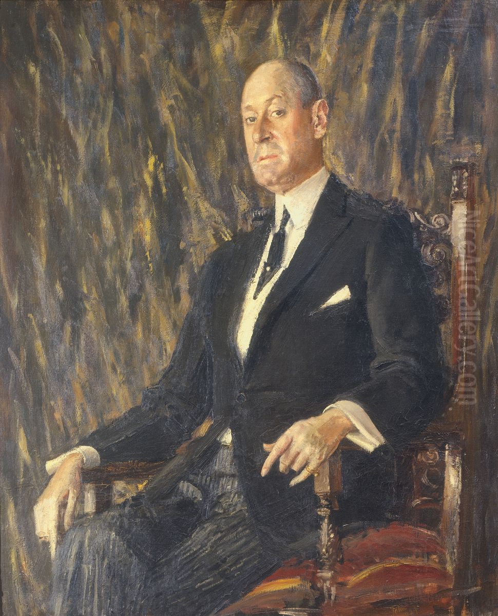 Joseph E. Widener Oil Painting by Augustus John