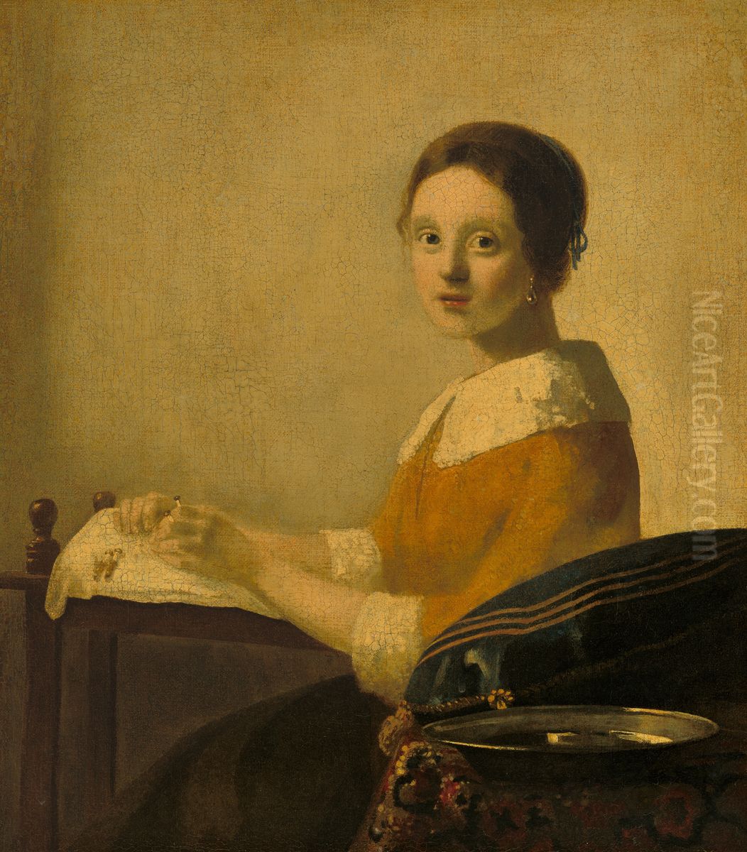 The Lacemaker Oil Painting by Han Van Meegeren