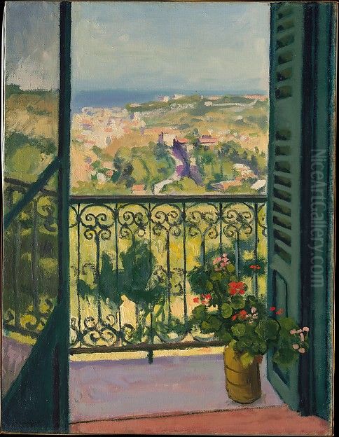 View from a Balcony Oil Painting by Albert Marquet