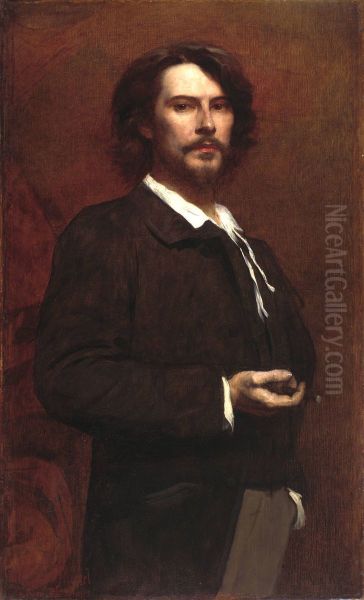 Portrait of Paul Mounet Oil Painting by Louis-Maurice Boutet de Monvel