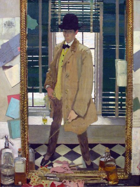 Selbstportrait Oil Painting by William Orpen