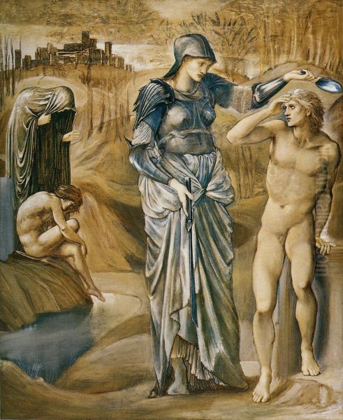 The Perseus Series: The Call of Perseus Oil Painting by Edward Burne-Jones