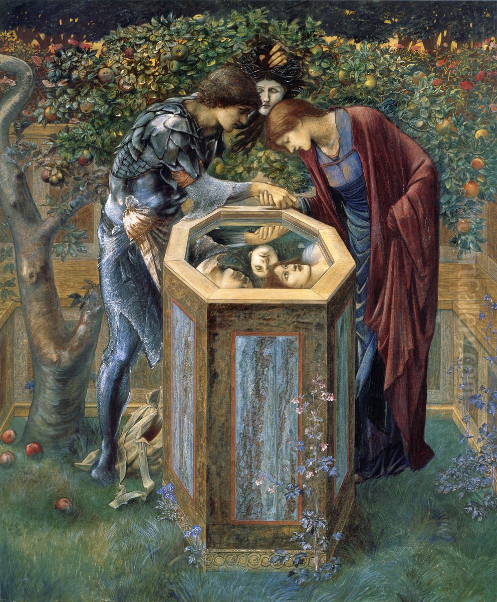 The Baleful Head Oil Painting by Edward Burne-Jones
