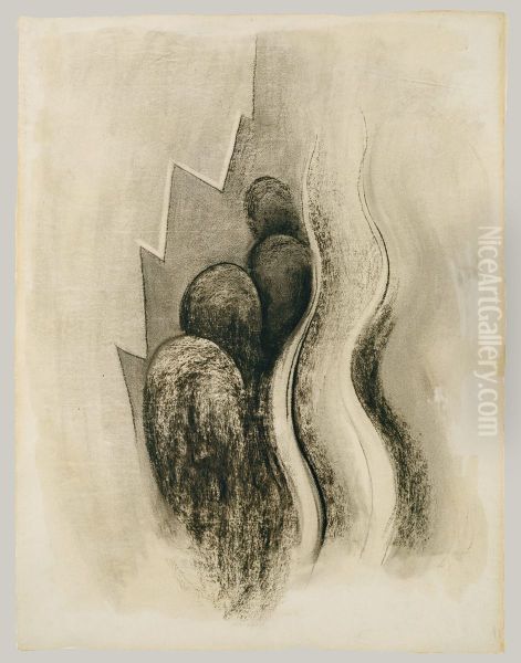Drawing XIII Oil Painting by Georgia O'Keeffe