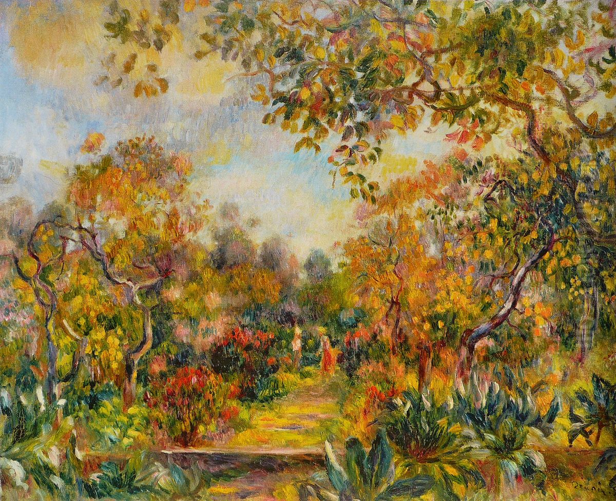 Landscape at Beaulieu Oil Painting by Pierre Auguste Renoir