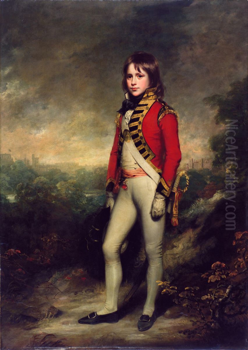 Master James Hatch Oil Painting by William Beechey