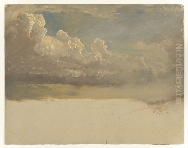 Cloud Study Oil Painting by Frederic Edwin Church