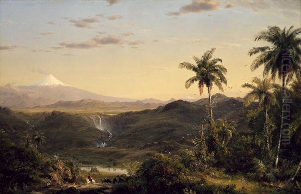 Cotopaxi Oil Painting by Frederic Edwin Church