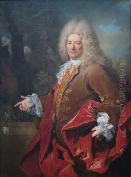 Portrait deVictor Marie d'Estrees Oil Painting by Nicolas de Largilliere