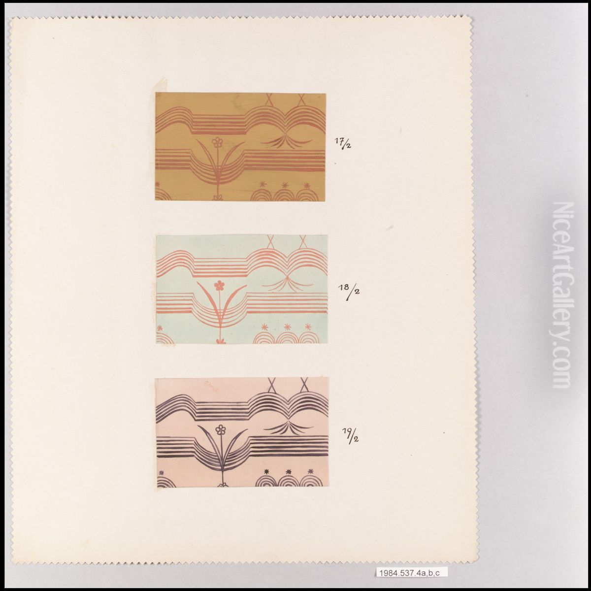 FIBRE Oil Painting by Dagobert Peche