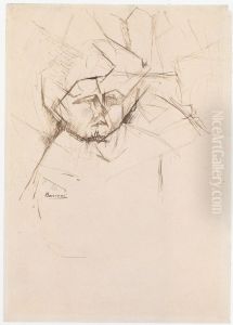 Analytical Study of a Woman's Head Against Buildings Analytical Study of a Woman's Head Against Buildings