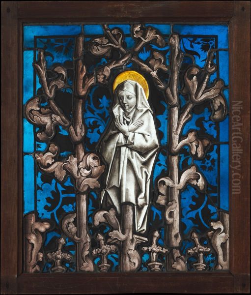 The Mater Dolorosa Oil Painting by Peter Hemmel Von Andlau