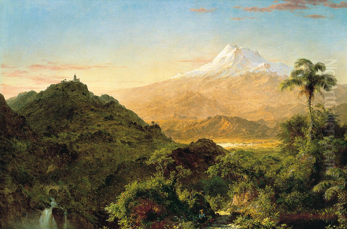 Paisaje sudamericano Oil Painting by Frederic Edwin Church