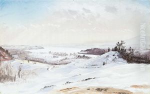 View from Olana in the Snow