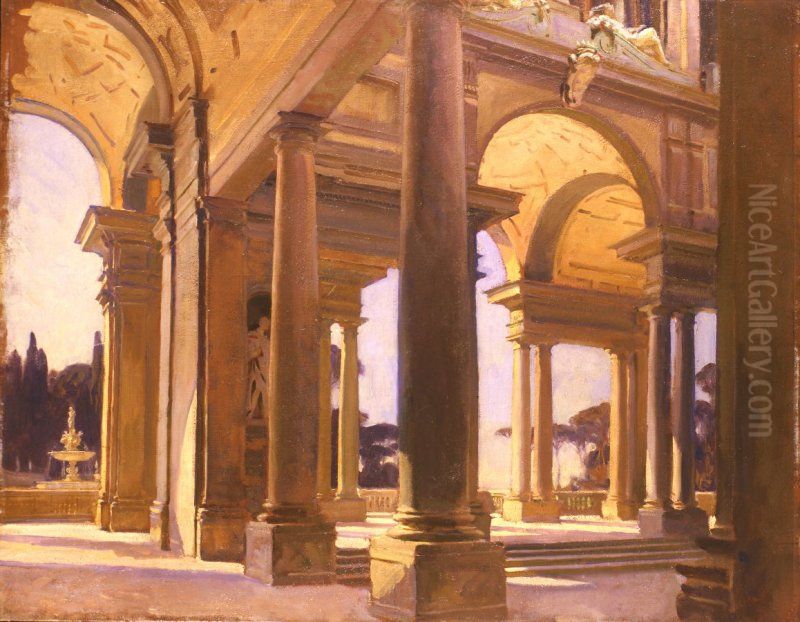 Study of Architecture, Florence Oil Painting by John Singer Sargent