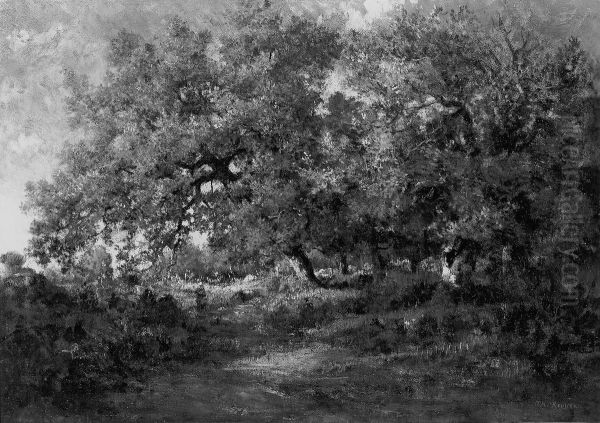 Landscape Oil Painting by Theodore Rousseau