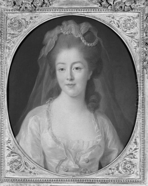 A Lady Oil Painting by Johann Friedrich August Tischbein
