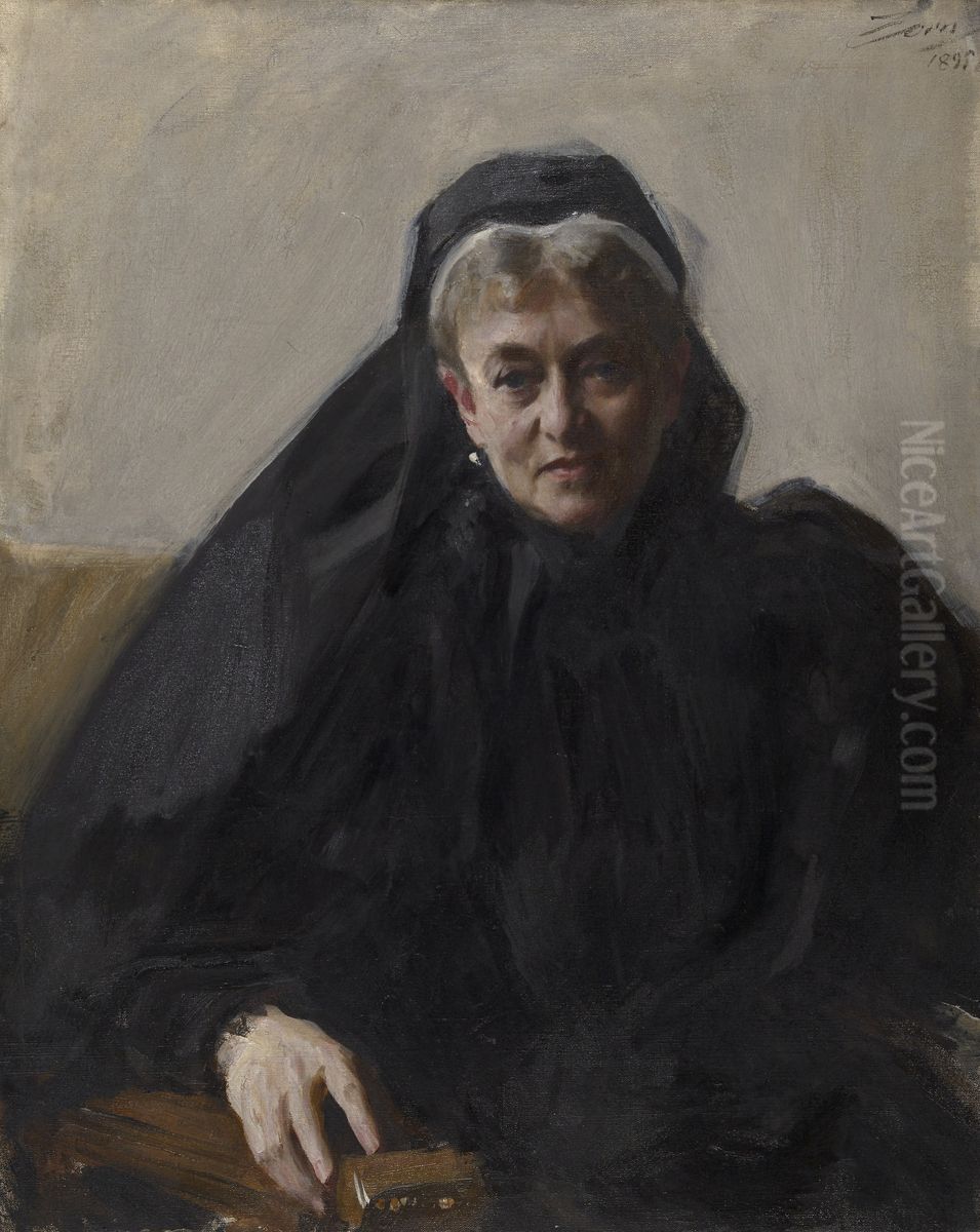 Maria Sheldon Scammon Oil Painting by Anders Zorn