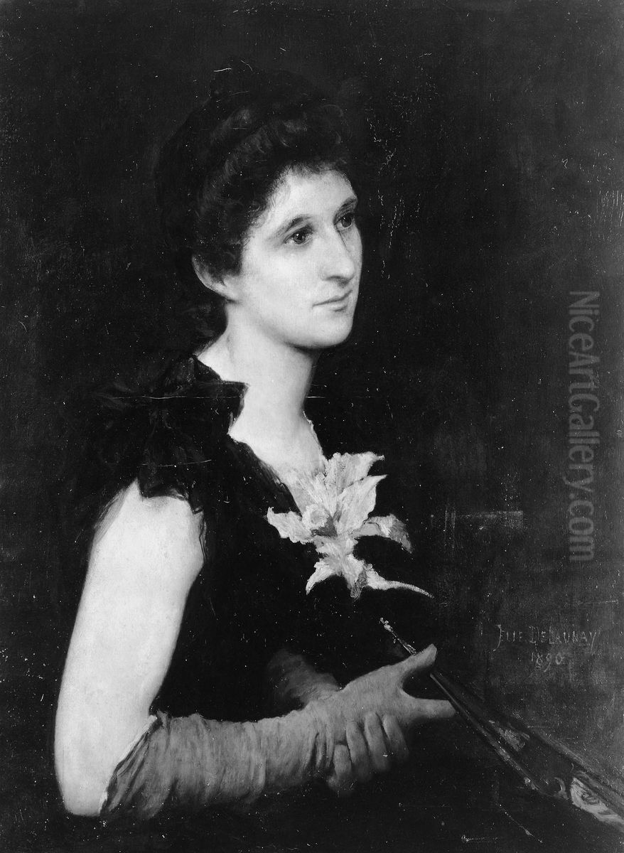 Portrait of Mrs. Charles L. Hutchinson Oil Painting by Jules-Elie Delaunay