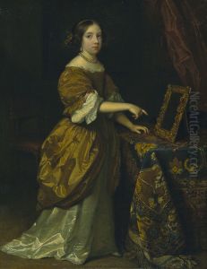Girl Standing before a Mirror