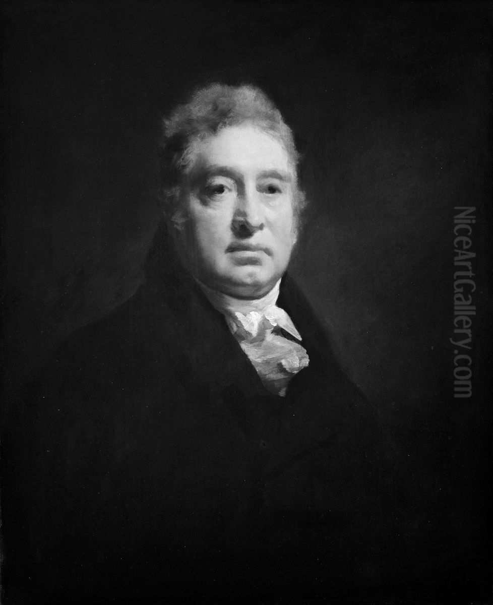 Portrait of a Man with Gray Hair Oil Painting by Henry Raeburn