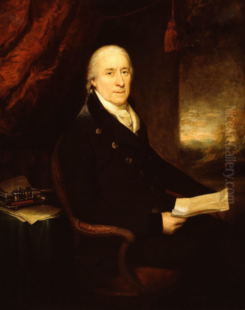 Portrait of a Man Oil Painting by Benjamin West