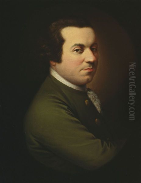 Dr. Jonathan Potts (1745-1781) Oil Painting by Henry Benbridge