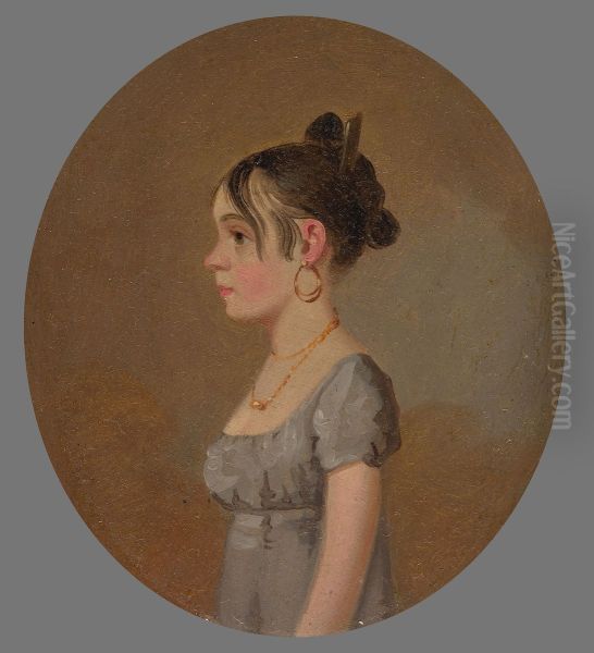 Miss Schaum Oil Painting by Jacob Eichholtz