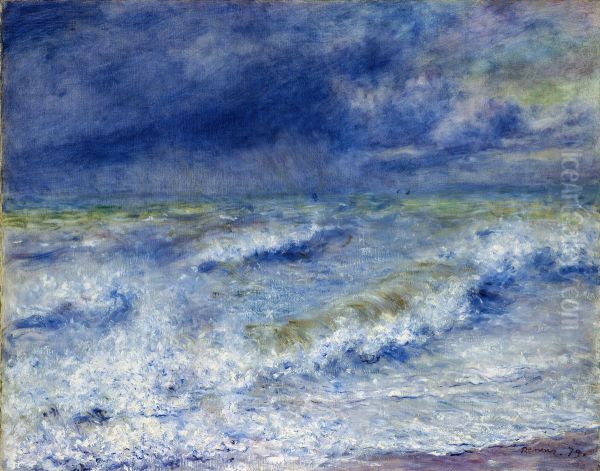 La vague Oil Painting by Pierre-Auguste Renoir